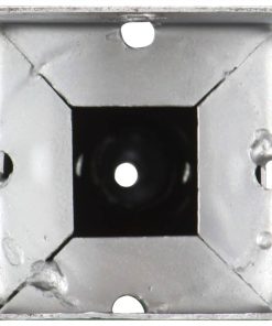 Ground Spikes 2 Pcs Silver 7x7x56 Cm Galvanised Steel 6 Ground Spikes 2 Pcs Silver 7x7x56 Cm Galvanised Steel -Room Ground Spikes 2 pcs Silver 7x7x56 cm Galvanised Steel 448011 4