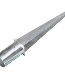 Ground Spikes 2 Pcs Silver 8x61 Cm Galvanised Steel -Room Ground Spikes 2 pcs Silver 8x61 cm Galvanised Steel 455047 2