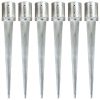 Ground Spikes 6 Pcs Silver 12x91 Cm Galvanised Steel 2 Ground Spikes 6 Pcs Silver 12x91 Cm Galvanised Steel -Room Ground Spikes 6 pcs Silver 12x91 cm Galvanised Steel 446302 0