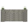 H-Shaped Gabion Planter Steel Wire 260x40x120 Cm 1 H-Shaped Gabion Planter Steel Wire 260x40x120 Cm -Room H Shaped Gabion Planter Steel Wire 260x40x120 cm 452155 0
