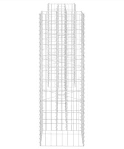 H-Shaped Gabion Planter Steel Wire 260x40x120 Cm -Room H Shaped Gabion Planter Steel Wire 260x40x120 cm 452155 3
