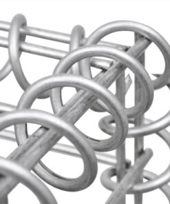 H-Shaped Gabion Planter Steel Wire 260x40x120 Cm -Room H Shaped Gabion Planter Steel Wire 260x40x120 cm 452155 4