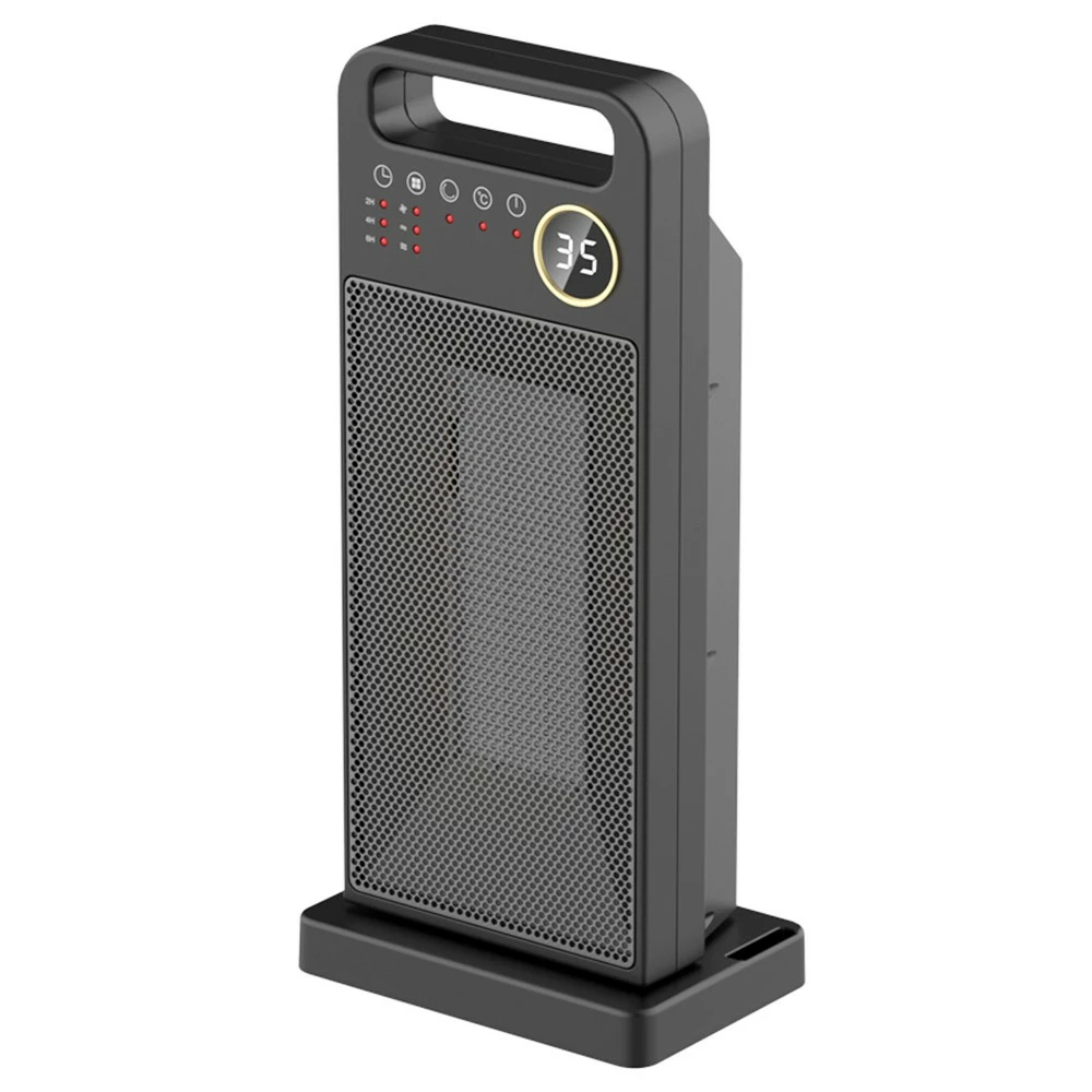 HQ-YND-2000D 2000W Desktop Vertical Electric Heater, PTC Ceramic Space Heater, 60 Degree Rotating, Remote Control - UK Plug - Image 2