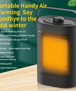 HQ-YND-900D 1500W Portable Vertical Mini Electric Heater, PTC Ceramic Flame Retardant Space Heater, 3-Gear Adjustment - UK Plug -Room HQ YND 900D 1500W Portable Vertical Mini Electric Heater UK Plug 512222 2