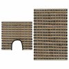Hand-Woven Jute Bathroom Mat Set Fabric Natural And Black -Room Hand Woven Jute Bathroom Mat Set Fabric Natural and Black 456081 0