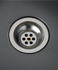 Handmade Kitchen Sink With Strainer Black Stainless Steel 4 Handmade Kitchen Sink With Strainer Black Stainless Steel -Room Handmade Kitchen Sink with Strainer Black Stainless Steel 445270 2