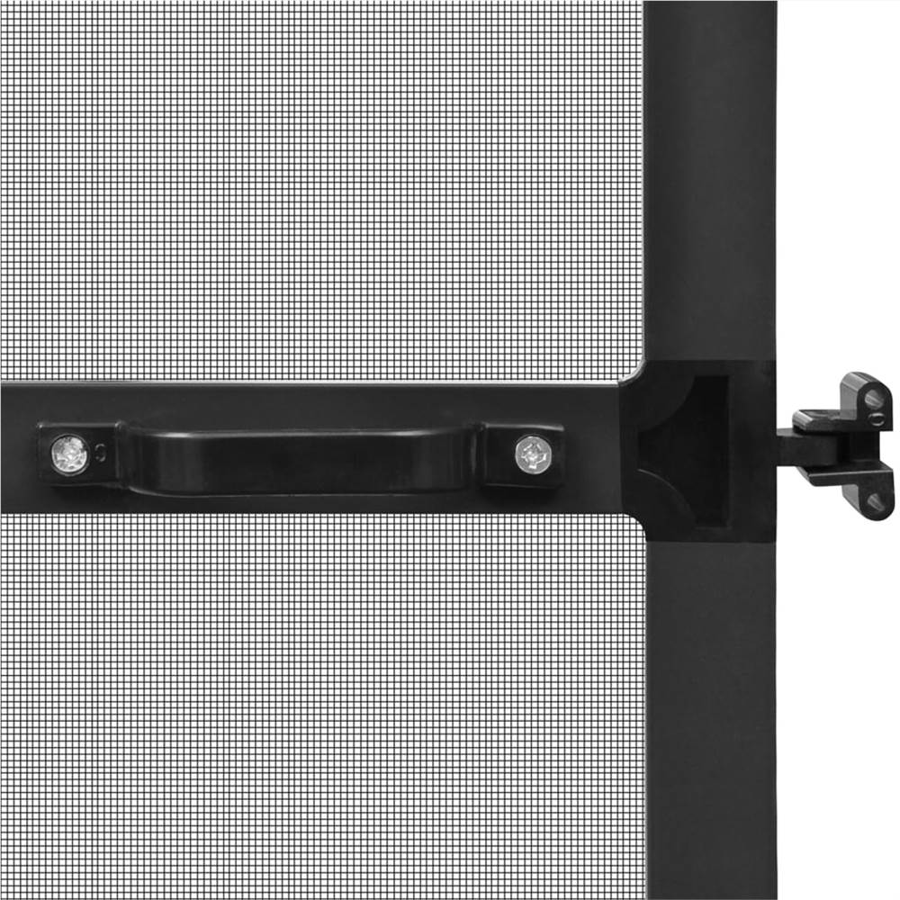 Hinged Insect Screen for Doors Anthracite 120x240 cm Hinged Insect Screen For Doors Anthracite 120x240 Cm -Room Hinged Insect Screen for Doors Anthracite 120x240 cm 434728 4