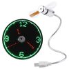 Intelligent USB Clock Fan Serpentine Fan For Laptop, With The Clock Pattern To Show Time, USB Power Supply -Room Intelligent USB Clock Fan Serpentine Fan 500592 0