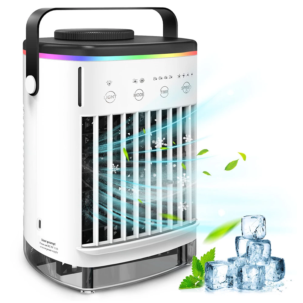 Portable Air Conditioner Domestic Humidifier Spray Fan USB Desktop Cooling Fan