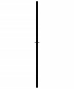 Interior Door ESG Glass And Aluminium 93x201.5 Cm Black -Room Interior Door ESG Glass and Aluminium 93x201 5 cm Black 517663 3