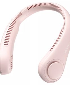 JISULIFE F12 Mini Neck Fan Portable Bladeless USB Rechargeable Mute Sports Fans For Outdoor Ventilador Portatil Abanicos