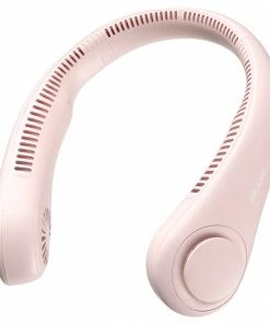JISULIFE F12 Mini Neck Fan Portable Bladeless USB Rechargeable Mute Sports Fans For Outdoor Ventilador Portatil Abanicos