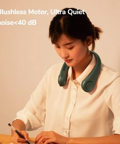 JISULIFE F12 Mini Neck Fan Portable Bladeless USB Rechargeable Mute Sports Fans For Outdoor Ventilador Portatil Abanicos -Room JISULIFE F12 Mini Neck Fan Portable Bladeless USB Rechargeable Fans 497821 2