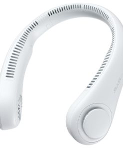 JISULIFE F12 Mini Neck Fan Portable Bladeless USB Rechargeable Mute Sports Fans For Outdoor Ventilador Portatil Abanicos