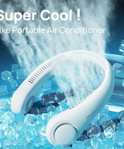 JISULIFE F12 Mini Neck Fan Portable Bladeless USB Rechargeable Mute Sports Fans For Outdoor Ventilador Portatil Abanicos -Room JISULIFE F12 Mini Neck Fan Portable Bladeless USB Rechargeable Fans 497822 4