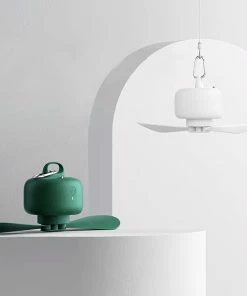 JISULIFE F16 Ceiling Fan USB Rechargeable Portable Household Electric Hanging Fans With Remote Control