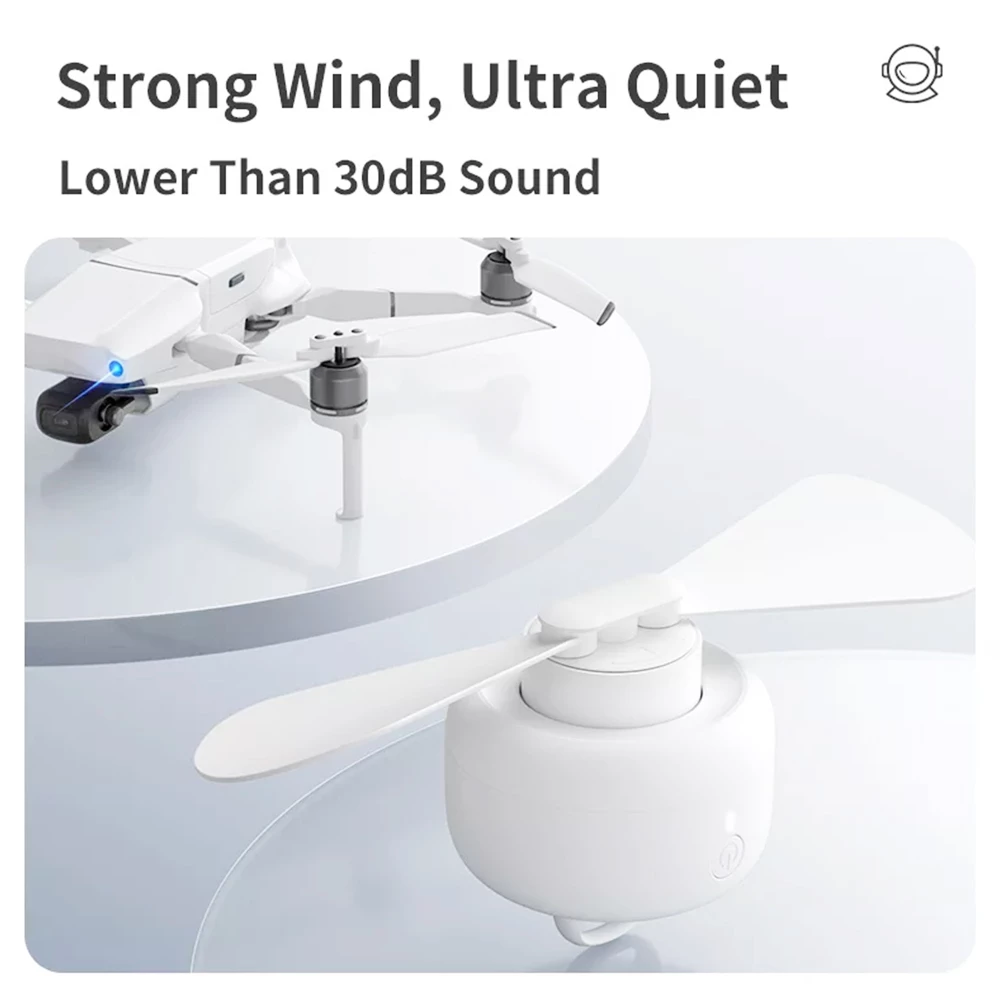 JISULIFE F16 Ceiling Fan USB Rechargeable Portable Household Electric Hanging Fans With Remote Control - Image 2