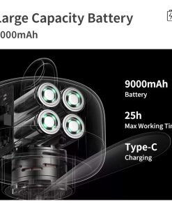 JISULIFE F16 Ceiling Fan USB Rechargeable Portable Household Electric Hanging Fans With Remote Control 4 JISULIFE F16 Ceiling Fan USB Rechargeable Portable Household Electric Hanging Fans With Remote Control -Room JISULIFE F16 Ceiling Fan 497826 2