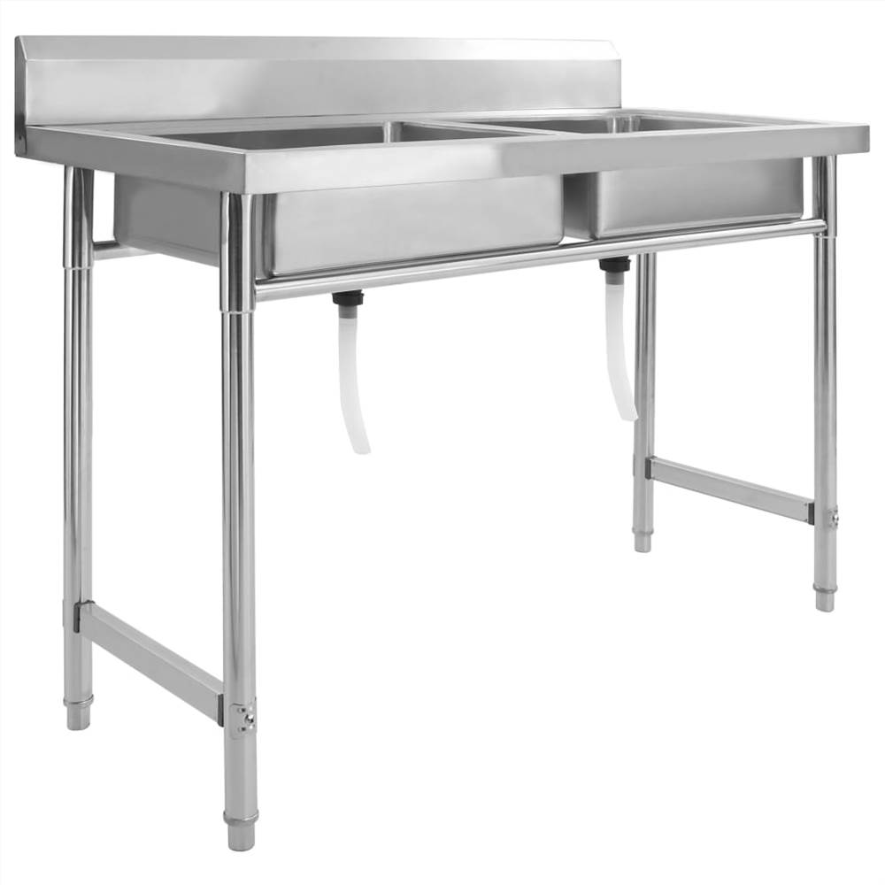 Kitchen Sink Double Basin Stainless Steel Kitchen Sink Double Basin Stainless Steel -Room Kitchen Sink Double Basin Stainless Steel 492770 0