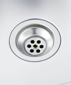 Kitchen Sink With Drainer Set Silver 600x600x155 Mm Stainless Steel -Room Kitchen Sink with Drainer Set Silver 600x600x155 mm Stainless Steel 461758 4