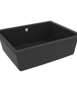 Kitchen Sink With Overflow Hole Black Granite -Room Kitchen Sink with Overflow Hole Black Granite 444883 3