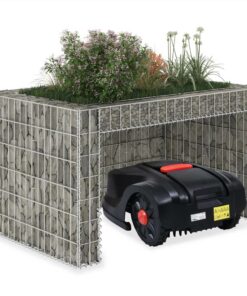 Lawn Mower Garage With Raised Bed 110x80x60 Cm Steel Wire