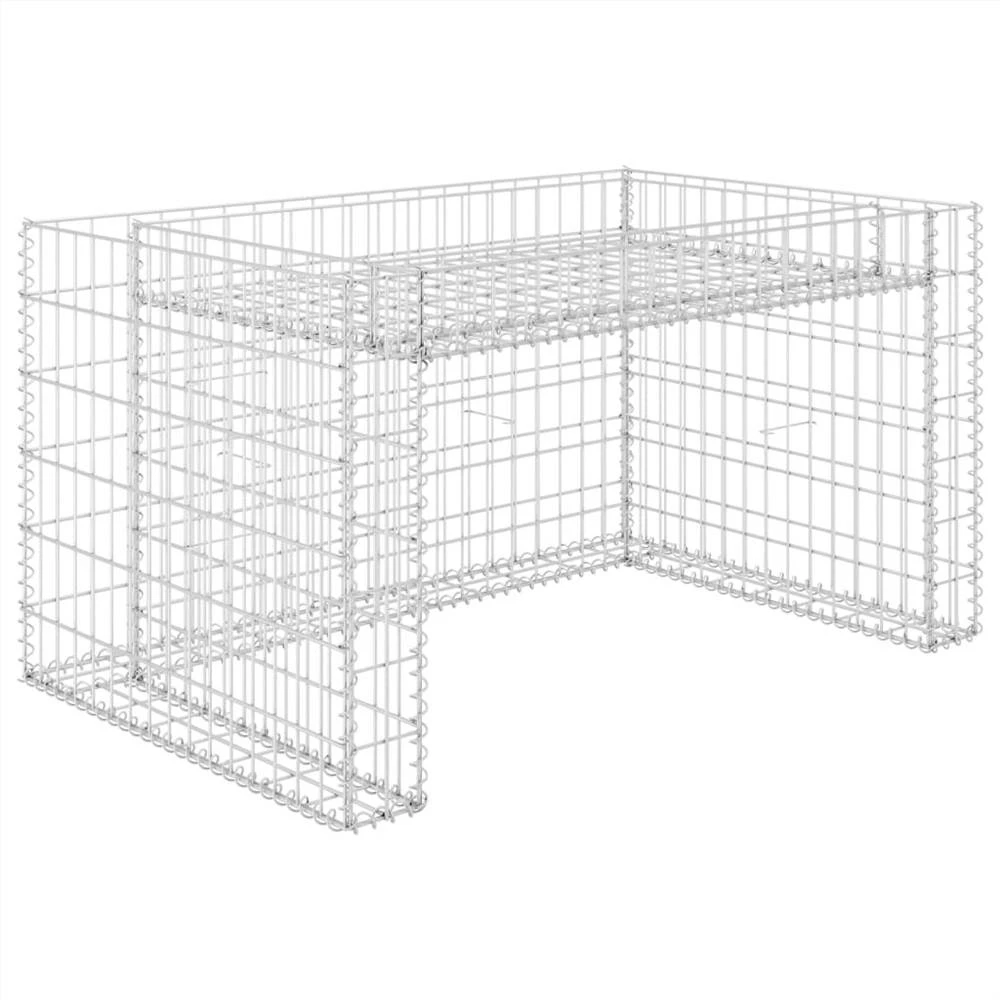 Lawn Mower Garage With Raised Bed 110x80x60 Cm Steel Wire - Image 2
