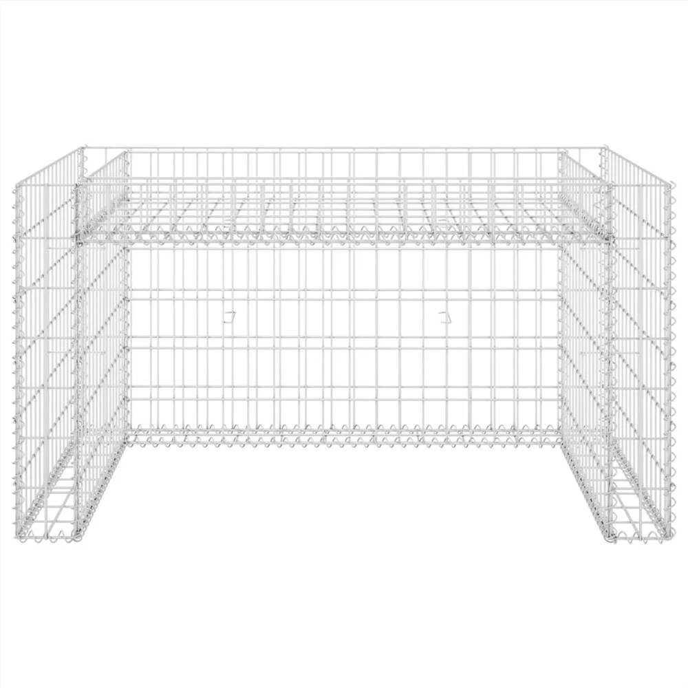 Lawn Mower Garage With Raised Bed 110x80x60 Cm Steel Wire - Image 3