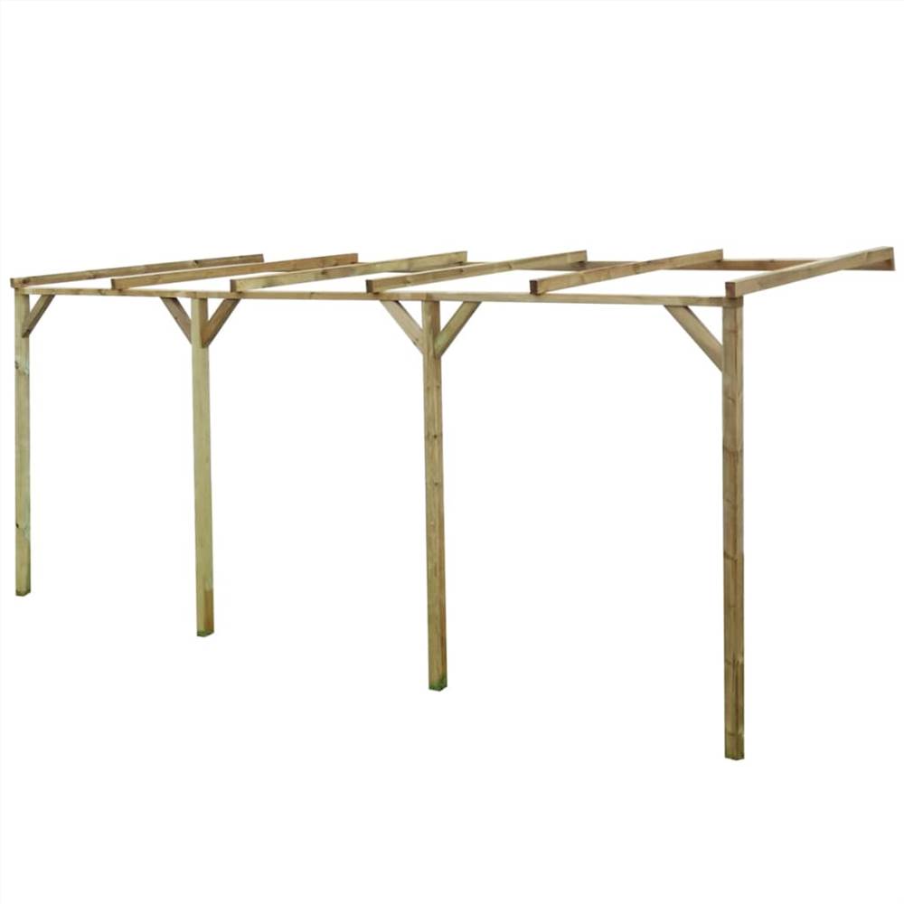 Lean-To Pergola 2x5x2.2 m Wood Lean-To Pergola 2x5x2.2 M Wood -Room Lean To Pergola 2x5x2 2 m Wood 439266 0