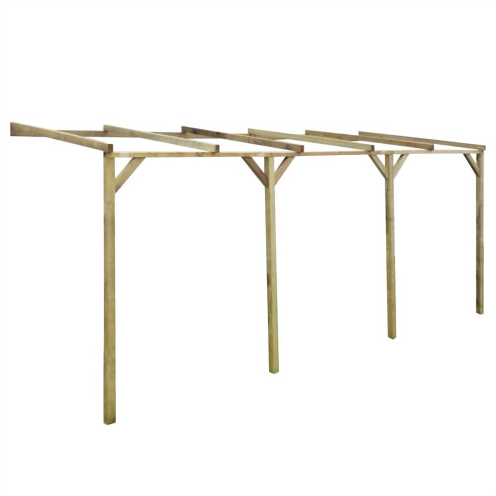 Lean-To Pergola 2x5x2.2 m Wood Lean-To Pergola 2x5x2.2 M Wood -Room Lean To Pergola 2x5x2 2 m Wood 439266 1