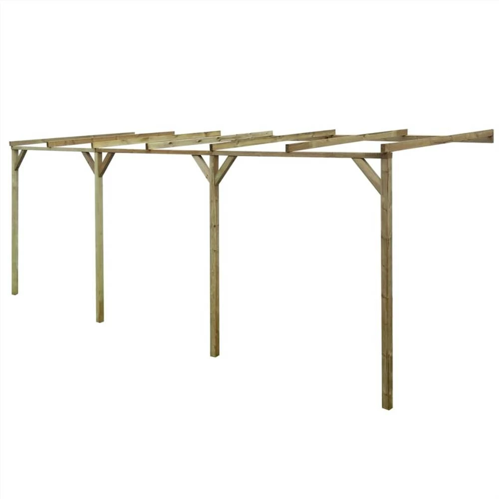 Lean-To Pergola 2x6x2.2 M Wood