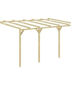 Lean-To Pergola 5x3x2.1 M Wood