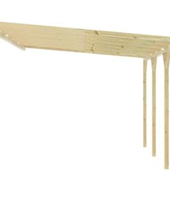 Lean-To Pergola 5x3x2.1 M Wood -Room Lean To Pergola 5x3x2 1 m Wood 471065 2