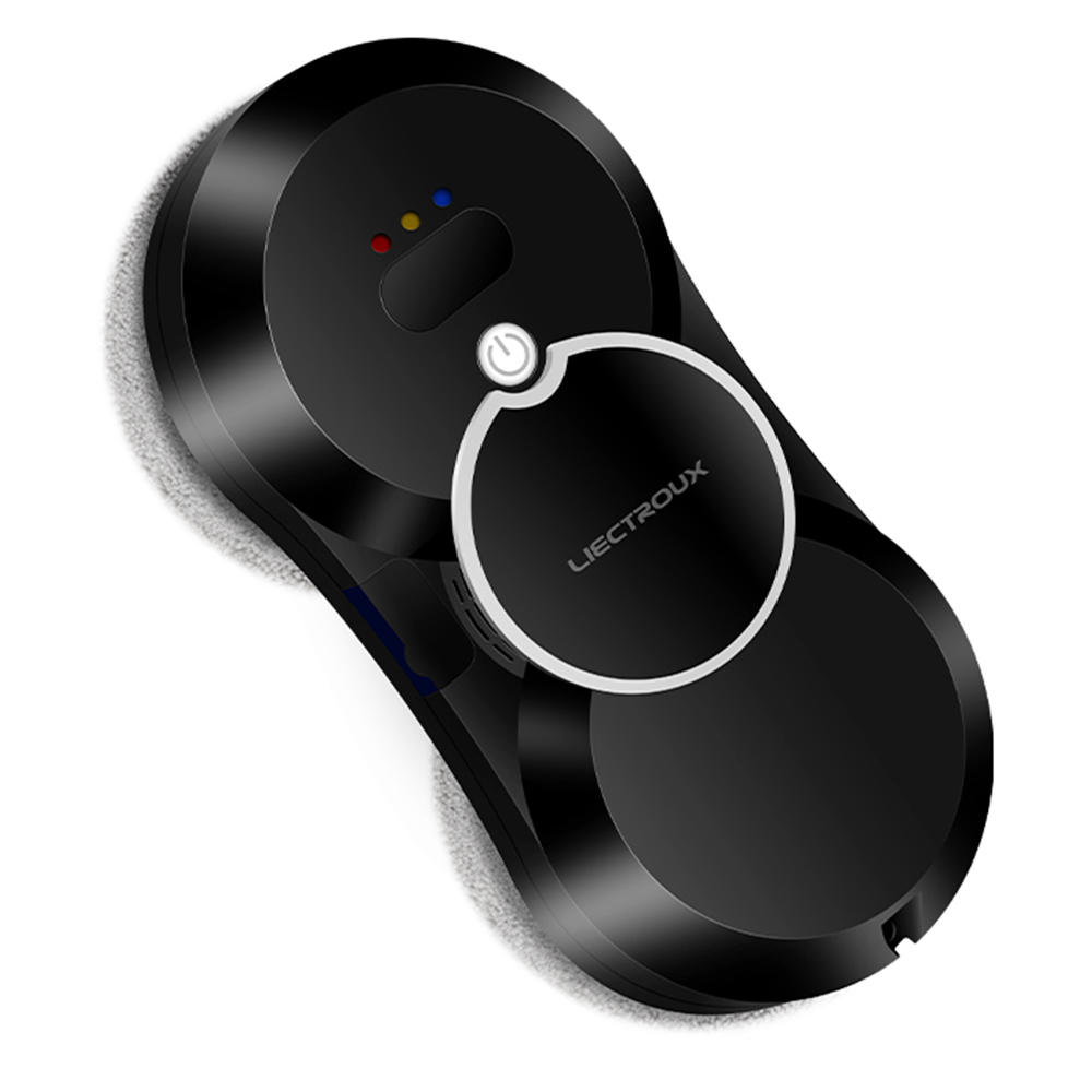 Liectroux HCR-10 Robot Window Cleaner, 30ml Water Tank, Ultrasonic Water Spraying, 2800Pa Suction, 6.8cm Ultra-thin Body - Black Liectroux HCR-10 Robot Window Cleaner, 30ml Water Tank, Ultrasonic Water Spraying, 2800Pa Suction, 6.8cm Ultra-thin Body - Black -Room Liectroux HCR 10 Robot Window Cleaner Black 517841 1