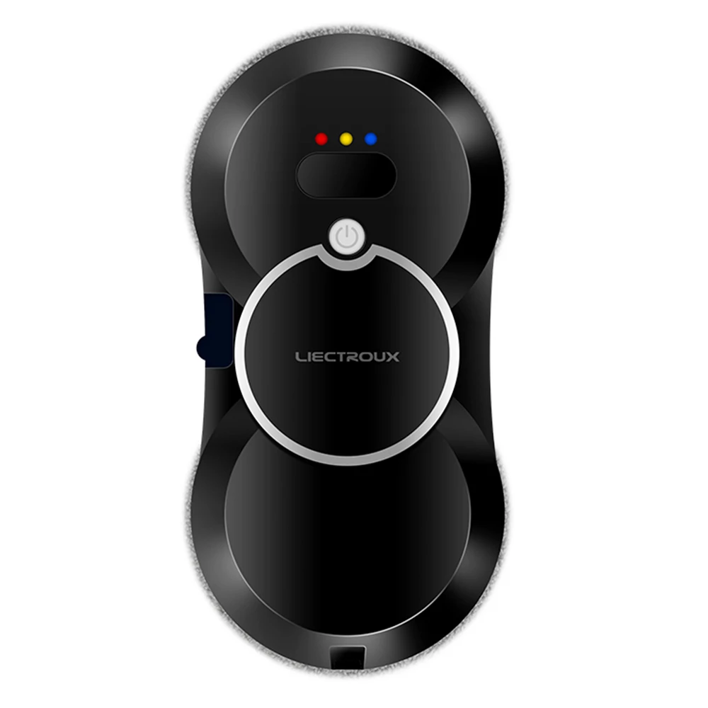 Liectroux HCR-10 Robot Window Cleaner, 30ml Water Tank, Ultrasonic Water Spraying, 2800Pa Suction, 6.8cm Ultra-thin Body - Black - Image 5