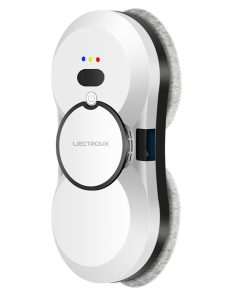 Liectroux HCR-10 Robot Window Cleaner, 30ml Water Tank, Ultrasonic Water Spraying, 2800Pa Suction, 6.8cm Ultra-thin Body - White