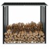 Log Storage Shed Galvanised Steel 172x91x154 Cm Anthracite -Room Log Storage Shed Galvanised Steel 172x91x154 cm Anthracite 432895 0