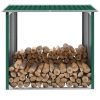 Log Storage Shed Galvanised Steel 172x91x154 Cm Green -Room Log Storage Shed Galvanised Steel 172x91x154 cm Green 445083 0