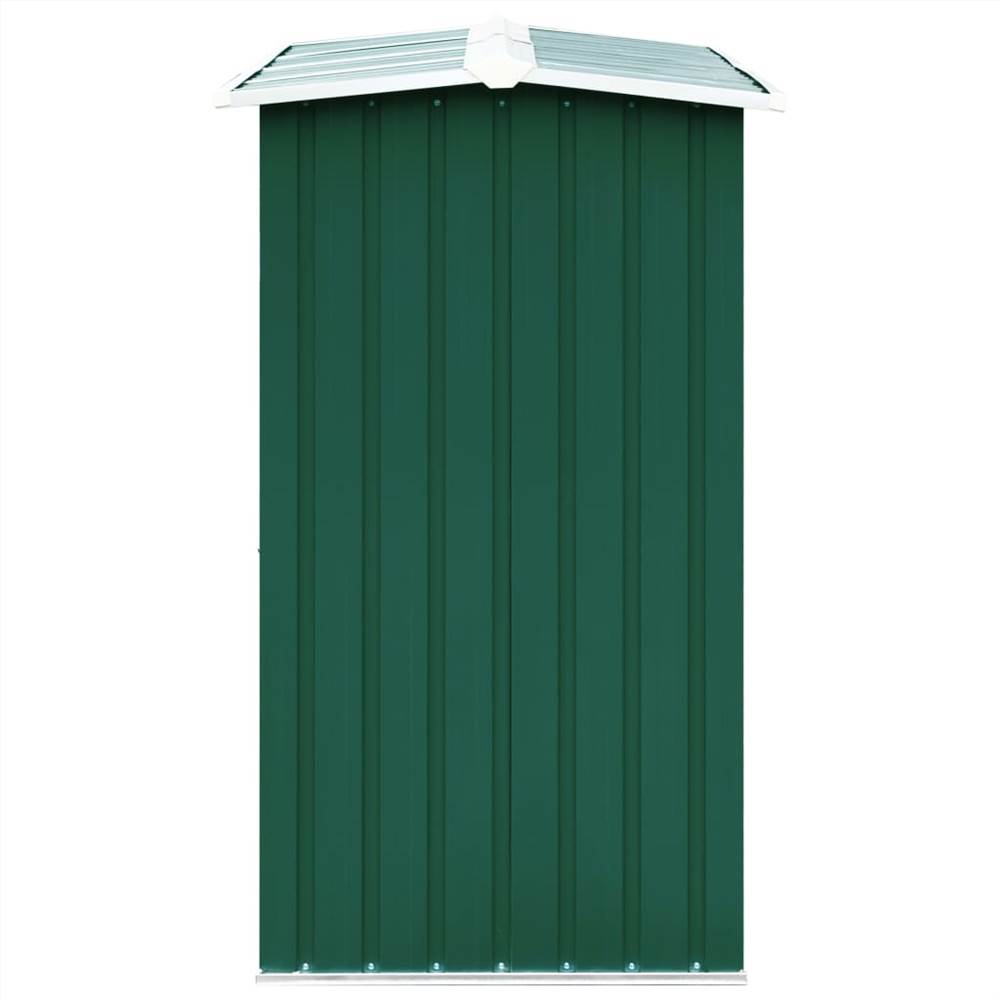 Log Storage Shed Galvanised Steel 172x91x154 cm Green Log Storage Shed Galvanised Steel 172x91x154 Cm Green -Room Log Storage Shed Galvanised Steel 172x91x154 cm Green 445083 3