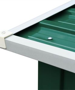 Log Storage Shed Galvanised Steel 172x91x154 Cm Green 6 Log Storage Shed Galvanised Steel 172x91x154 Cm Green -Room Log Storage Shed Galvanised Steel 172x91x154 cm Green 445083 4