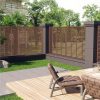 Louver Fence WPC 170x170 Cm Brown 2 Louver Fence WPC 170x170 Cm Brown -Room Louver Fence WPC 170x170 cm Brown 487331 0