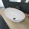 Luxury Ceramic Basin Oval-shaped Sink White 40 X 33 Cm 2 Luxury Ceramic Basin Oval-shaped Sink White 40 X 33 Cm -Room Luxury Ceramic Basin Oval shaped Sink White 40 x 33 cm 447895 0
