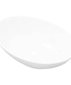 Luxury Ceramic Basin Oval-shaped Sink White 40 X 33 Cm -Room Luxury Ceramic Basin Oval shaped Sink White 40 x 33 cm 447895 1