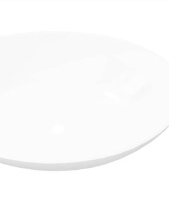 Luxury Ceramic Basin Oval-shaped Sink White 40 X 33 Cm -Room Luxury Ceramic Basin Oval shaped Sink White 40 x 33 cm 447895 3