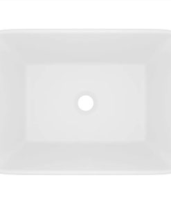 Luxury Wash Basin Matt White 41x30x12 Cm Ceramic 4 Luxury Wash Basin Matt White 41x30x12 Cm Ceramic -Room Luxury Wash Basin Matt White 41x30x12 cm Ceramic 492618 2