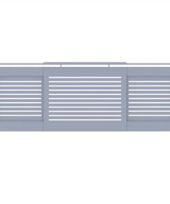 MDF Radiator Cover Grey 205 Cm -Room MDF Radiator Cover Grey 205 cm 467735 2