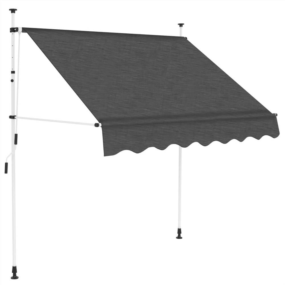 Manual Retractable Awning 200 cm Anthracite Manual Retractable Awning 200 Cm Anthracite -Room Manual Retractable Awning 200 cm Anthracite 443418 0