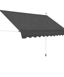 Manual Retractable Awning 250 Cm Anthracite