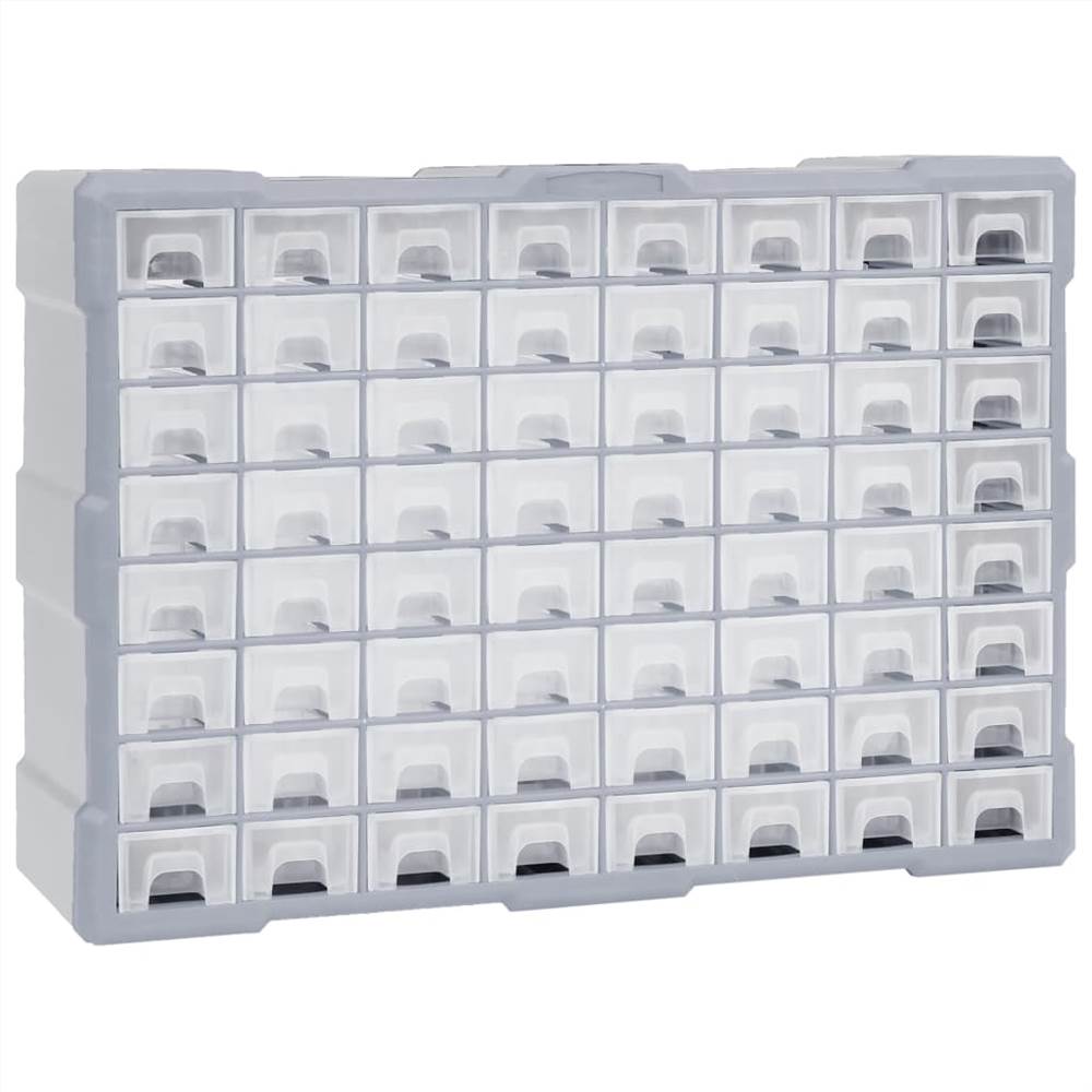 Multi-drawer Organiser with 64 Drawers 52x16x37.5 cm Multi-drawer Organiser With 64 Drawers 52x16x37.5 Cm -Room Multi drawer Organiser with 64 Drawers 52x16x37 5 cm 449468 0