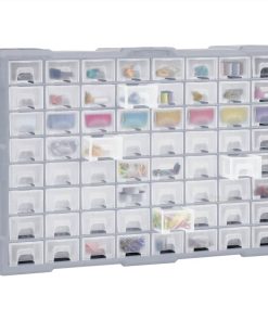 Multi-drawer Organiser With 64 Drawers 52x16x37.5 Cm 4 Multi-drawer Organiser With 64 Drawers 52x16x37.5 Cm -Room Multi drawer Organiser with 64 Drawers 52x16x37 5 cm 449468 2